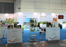 L'area degustazione è stata completata con le offerte provenienti dall'Albania.