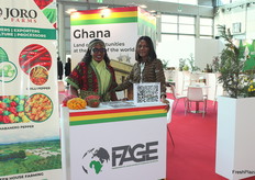 Salomey Beltoe e Hannah Iettel, di FAGE, la Federazione delle Associazioni degli Esportatori del Ghana.