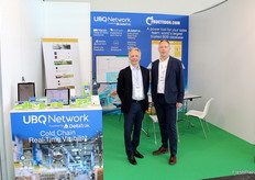 Allo stand di Fructidor Deltatrak, Ivan Fullih e Geert van Tilborg.