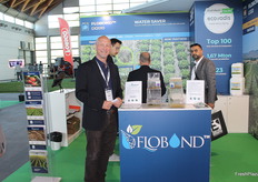 Christophe Bellouard allo stand di Flobond – SNF.