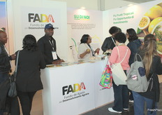 Stand FADA - Fondo angolano di sostegno allo sviluppo agricolo.