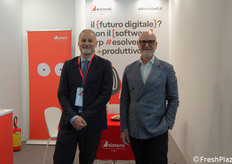 Samuele Rambelli e Michele Barboni di Sistemi Forlì, azienda specializzata in soluzioni software.