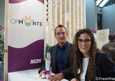 Vincenzo e Alessia Sorace in rappresentanza dell'Organizzazione di Produttori-OP Monte di Polistena (RC).