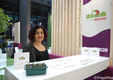 Maria Grazia Milone, responsabile della produzione e delle vendite dei Vivai Milone di Lamezia Terme (CZ).