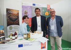 Valeria Rosati, Piero Valdi e Francesco Sacconi della OP Centrale Ortofrutticola di Tarquinia.