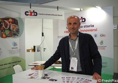 Marco Monti del Centro Ortofrutticolo Basili di Albano Laziale (RM), specializzato in forniture biologiche e convenzionali.