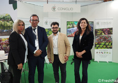 Alcuni rappresentanti dell'azienda Coniglio: Mariarosaria Spinelli, Nicola Coniglio (titolare), Antonio Sportelli e Helene Finel.