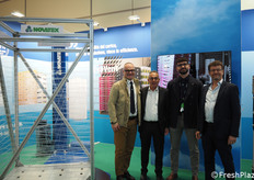 Per Novatex Italia: Fausto Migliori, Giuliano Zambelli, Matteo Lombardi e Mario Laudato.