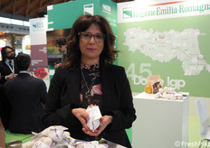 Monia Dalla Libera, presidente del Consorzio produttori aglio di Voghiera DOP.