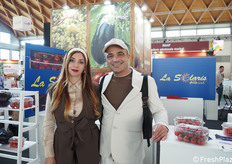 Maria Luisa e Fabio Panarisi de La Solaris Group di Marina di Acate (RG).