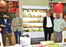 Per Gli Orti di Venezia, da sinistra: Simone Dal Molin, Matteo Torresan, Filippo Busnardo e Valerio Manzatto di Funghi Valbrenta.