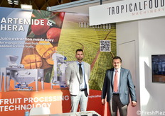 Per Tropicalfood Machinery, da sinistra: Cristian Gurreri e Stefano Concari.