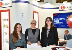 Per Tikedo, azienda specializzata in etichette adesive, da sinistra: Mara Nicolini, Stefania Ragnacci e Daniela Pace.