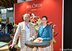 Per BelOrta, una delle più grandi cooperative ortofrutticole d'Europa, Raf Rutten (sales fruit) e Brigitte Zablocki (product development manager).