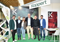 Il team Koppert. Da sinistra: Giuseppe Sciannamea, Emanuele Bascietto, Valentina Manzoni, Flavio Lupato (manager per l'Italia), Ivan Pistillo e Cristian Benedetto.