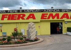 Ingresso del complesso fieristico Fiera Emaia