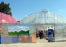 Una vista dei padiglioni esterni