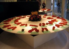 Dettaglio Mostra Pomologica. Pomodori ciliegino.