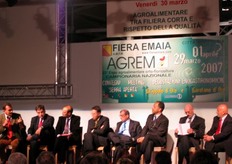 Un momento del ciclo di conferenze organizzate in parallelo con la manifestazione Agrem.