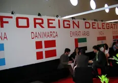 Area riservata agli incontri con le delegazioni estere