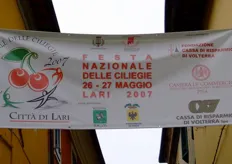 La III Festa nazionale delle Ciliegie si è svolta a Lari (Pisa), in occasione dei cinquant'anni di storia della Sagra locale.