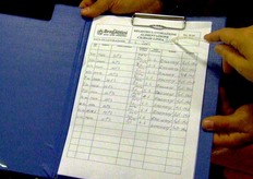 Sul registro, poi, viene annotata data e ora di consegna delle cassette alle singole linee di lavorazione.