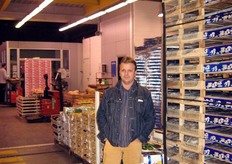 Daniele Bonetti presso lo stand 52 (Milani & Fragor) - Assortimento vario, prodotti dalla provincia di Verona.