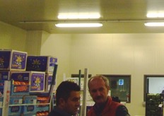 Giovanni Zuccari presso lo stand 35 (Primo Mattino Baratella).