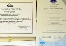 L'Azienda Gentili Maria è anche certificata EurepGAP e ISO 9001:2000