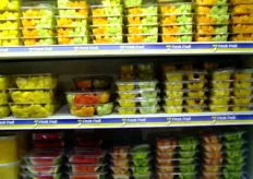 Gamma di prodotti presso lo stand dell'olandese Hispa Fresh Fruit.
