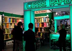 Lo stand di Ciesse Paper, specialista in packaging.