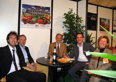 Da sinistra a destra, in rappresentanza di APO SCALIGERA s.c.a.r.l.: Gianluca Fossati, Franco Dal Reno, Silvio Ermini, Leonardo Placchi, Emanuela Bianchi.