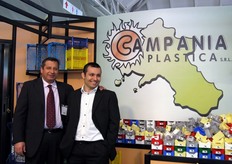 Dante Mele e suo figlio Guido, in rappresentanza di CAMPANIA PLASTICA