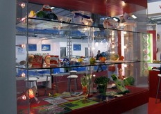 Dettaglio di prodotti presso lo stand CARTON PACK