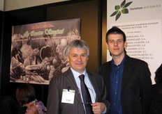 Piero Bussadori e il figlio Davide, in rappresentanza presso lo stand LE QUATTRO STAGIONI s.r.l.