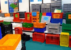 Dettaglio di prodotti presso lo stand PENTA PLAST.