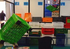 Dettaglio di prodotti presso lo stand PENTA PLAST.