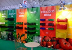 Dettaglio di prodotti presso lo stand PLASTICA SUD.