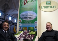 Sabatino Del Dono (Campania Plastica) e Gianni Fidanza (L'ORTO.IT Soc. Coop. Agricola).