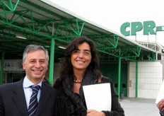 Salvo Laudani (Oranfrizer) e Alessandra Ravaioli (CSO - Centro Servizi Ortofrutticoli).