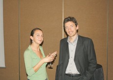 Rita Biserni (sulla sinistra), in rappresentanza di Netpack.