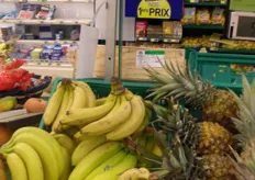 Banane del Suriname a 1,60 euro al chilo.