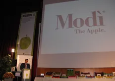 Modi' e' una nuova selezione di mela, la cui commercializzazione e' affidata al consorzio ModiEuropa.
