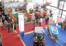 Vista dall'alto della fiera.