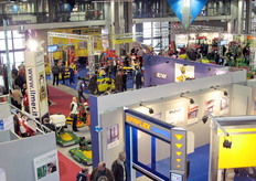 Vista dall'alto della fiera.