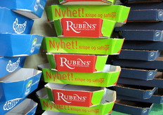 Dettaglio vaschette Ciesse Paper per la varieta' Rubens.