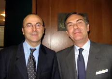 Carlo Bianchi e Luigi Peviani di FruitImprese, la nuova denominazione dell'associazione nazionale degli esportatori e importatori ortofrutticoli (gia' ANEIOA).