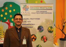 Vito Vitelli, in rappresentanza del COVIL, Consorzio Vivaisti Lucani. Il COVIL ha da poco festeggiato i suoi primi dieci anni.