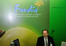 Sabino Dipierro in rappresentanza dell'azienda pugliese Frudis.