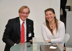 L'amministratore delegato di IFCO SYSTEMS, Wolfgang Orgeldinger, insieme alla direttrice di IFCO Italia, Eleonora Gemini.